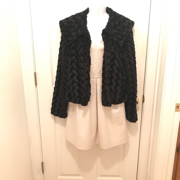 Fever black faux fur coat - Picture 7 of 8